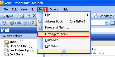 Image:Email - MS Outlook 2003 step1.jpg